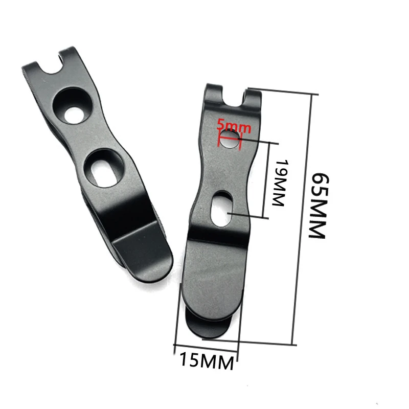 Set di clip per cintura Kydex, clip in metallo Kydex, kit guaina coltello Set di clip per cintura Kydex, clip in metallo Kydex, kit guaina coltello