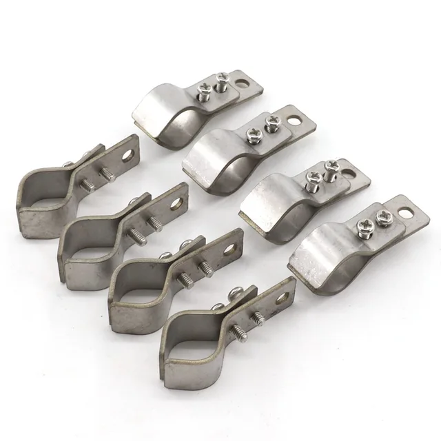 5Set/Táska Ss304 Rozsdamentes Acél Szíjtárcsás Mozgatható Gyűrűs Cső Bilincs Teleszkópos Napfényháló Telepítő Készlet - Image 6