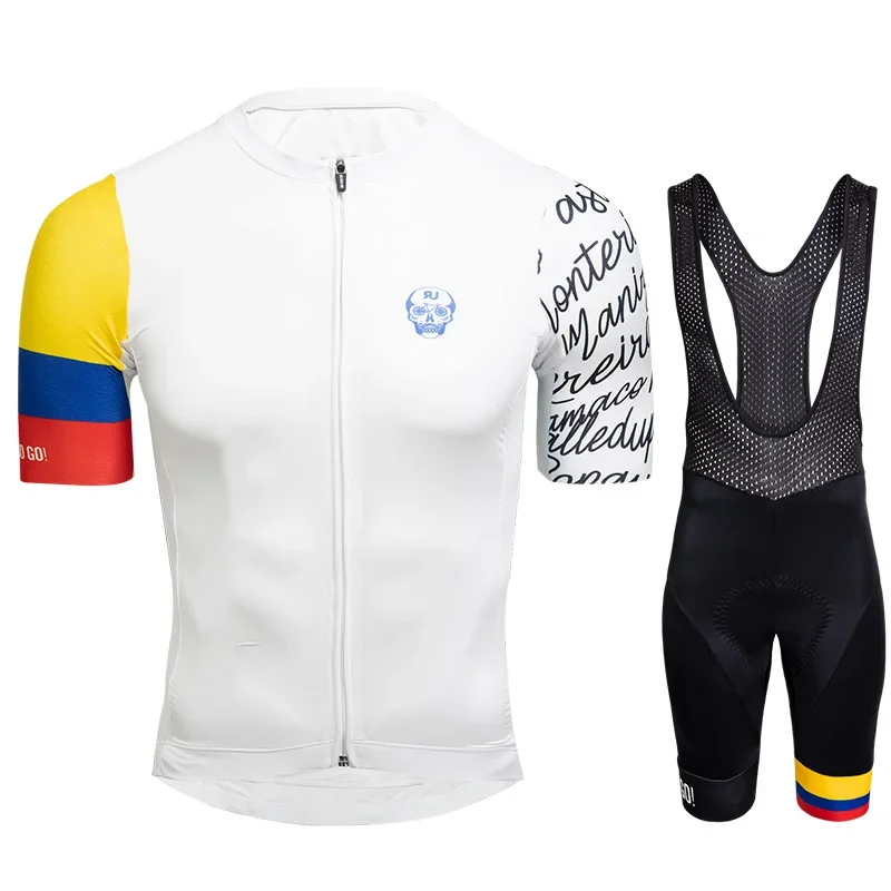 Go Rigo Go Men Cycling Jersey Team Cycling Jerseys Summer Short Sleeve Clothing Cycles Gel Bib Shorts Sets Ropa Ciclismo Maillot