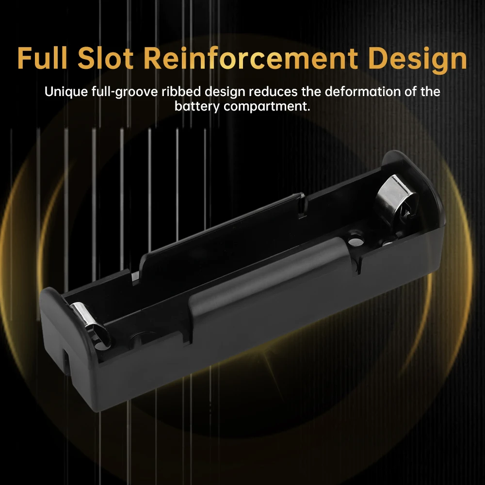 18650/21700 Battery Case 1/2/3/4 Section DIY Power Bank Accessory Box PC+ABS Fireproof Material Battery Holder Contains Shrapnel