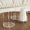Acrylic Transparent Paper Cup Holder Disposable Water Tea Cups Dispenser Rack Coffee Cup Holder Kitchen Storage Organization 3