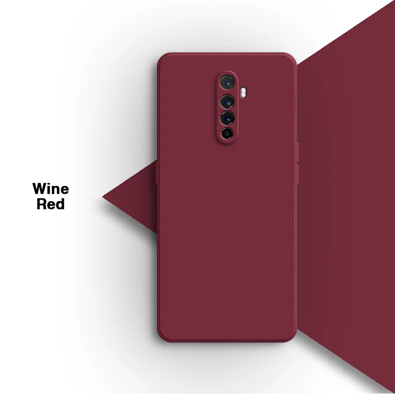 Vibrant Candy Color Liquid Silicone Soft Phone Case - Original Back Cover