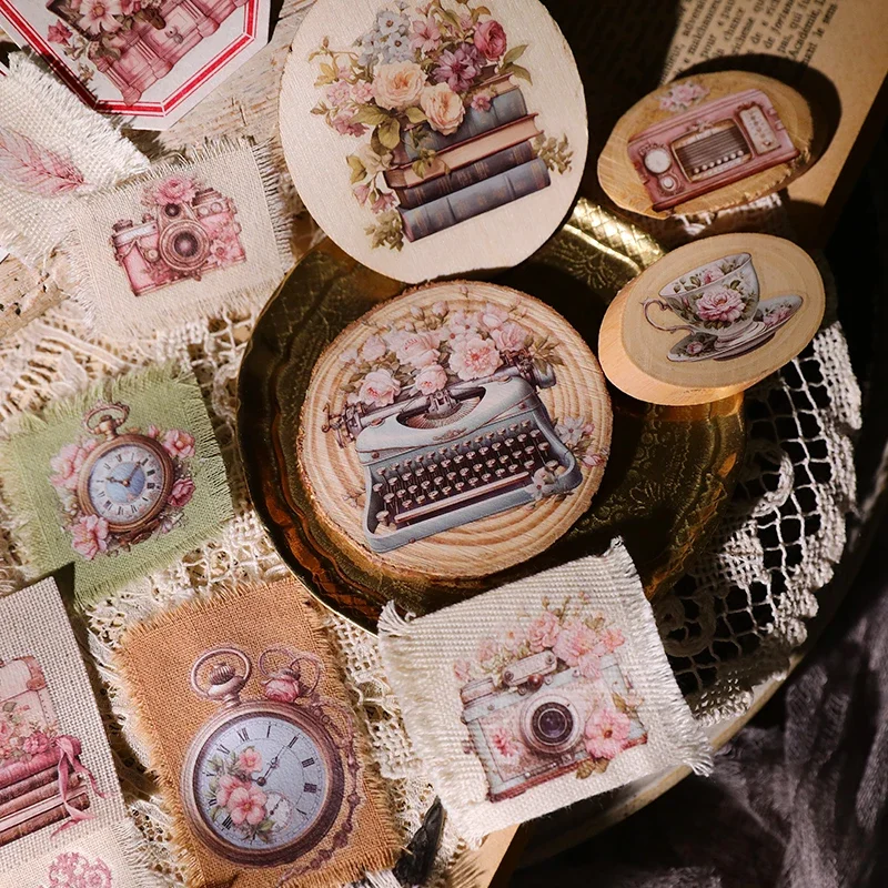 2 Sheet Vintage Floral Typewriter RUB ON Transfer Stickers Junk Journal Camera Girl Sticker Album Scrapbooking Material cartoon stickers decorative stickers self adhesive stickers stationery stickers paper stickers adhesive stickers decorative labels stickers cartoon sticker floral stickers diy scrapbooking accessories
