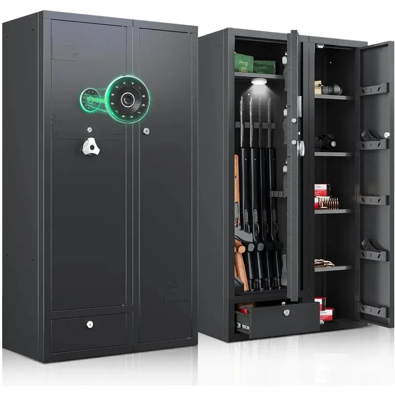 Large Electronic Gun Safe for Rifles and Pistols