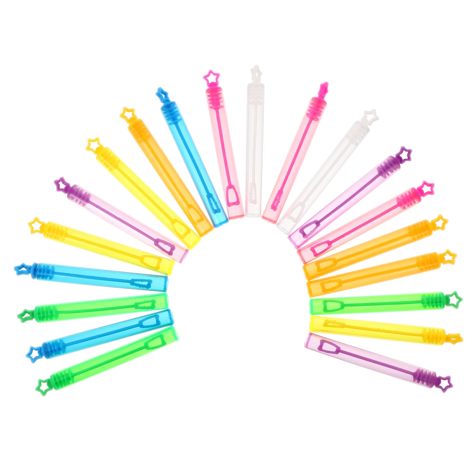 Colorful Mini Bubble Wand Soap Empty Bottle Heart Wand Empty Tube Kids Birthday Party Favors Filler Toys Wedding Gifts for Guest 3