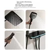 Bathroom Shower Set Ambient Light Piano Button Shower System Set Modern Digital Display Showers Faucet Set Bathroom Accessories 3