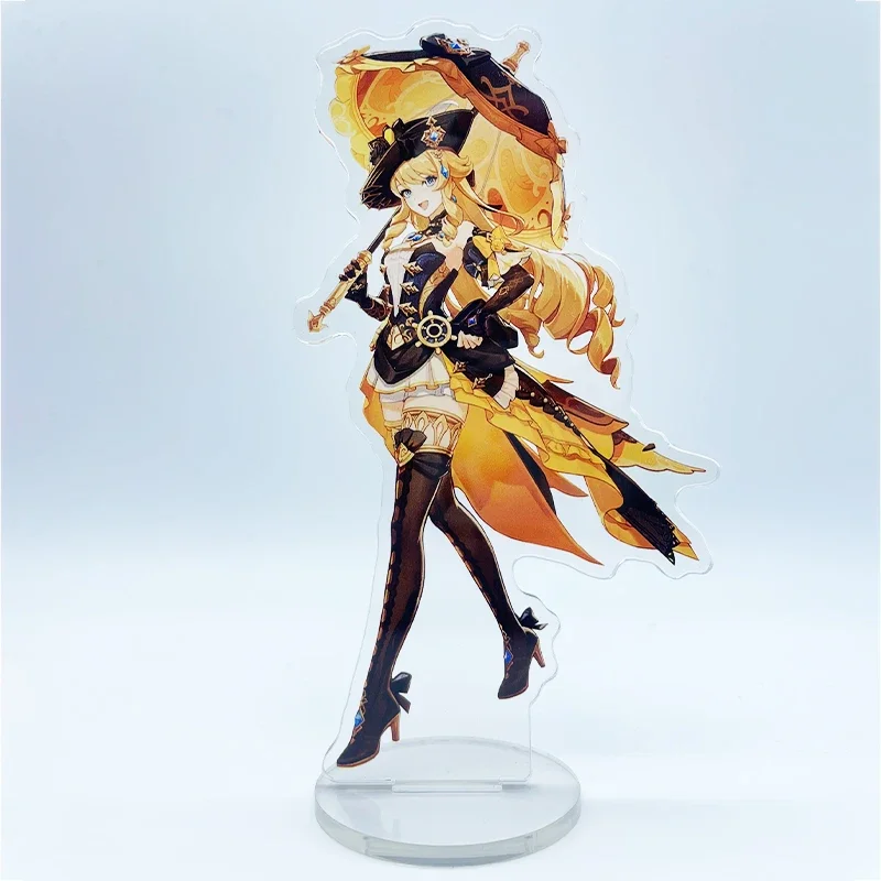 Game Impact Furina Navia Neuvillette Wriothesley Beelzebul Zhongli Anime Yoimiya Lyney Acrylic Stand Model Desk Decor Standing