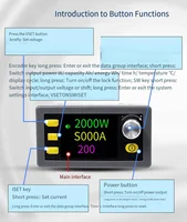 Convertisseur Buck-Boost 120W, alimentation régulée réglable, entrée, tension constante et courant Constant, Module de charge solaire 4