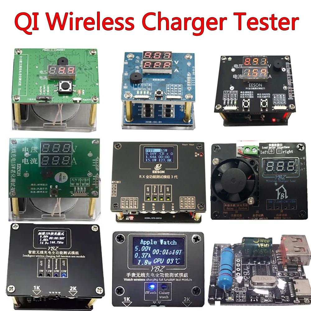 MultiFunctionMobilePhoneWirelessChargerTesterQI15WFast