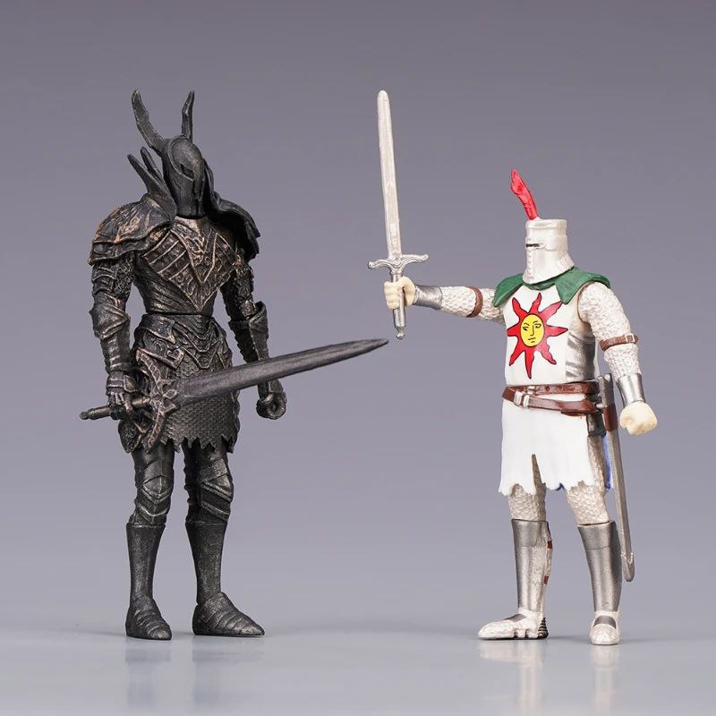 

12cm DARK SOULS Anime Figure Solaire Black Knight Anime Figure Movable Model Collection Ornaments Children's Toys Gifts