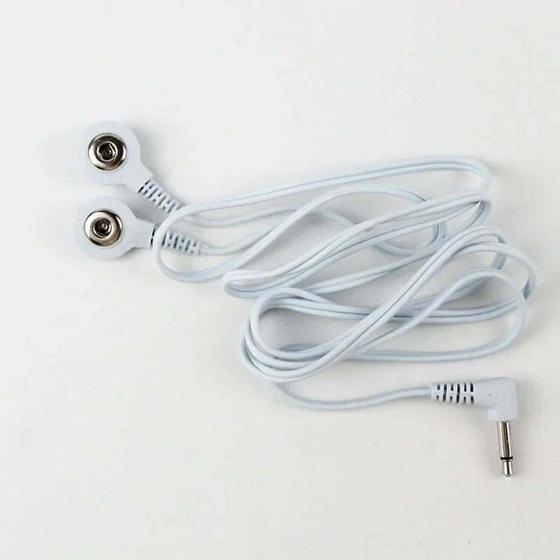 Durable Standard 2.5mm Connection To 2/4-Way Replacement Electrode Pads TENS Unit Lead Wires Cable for Tens EMS Massager Tools
