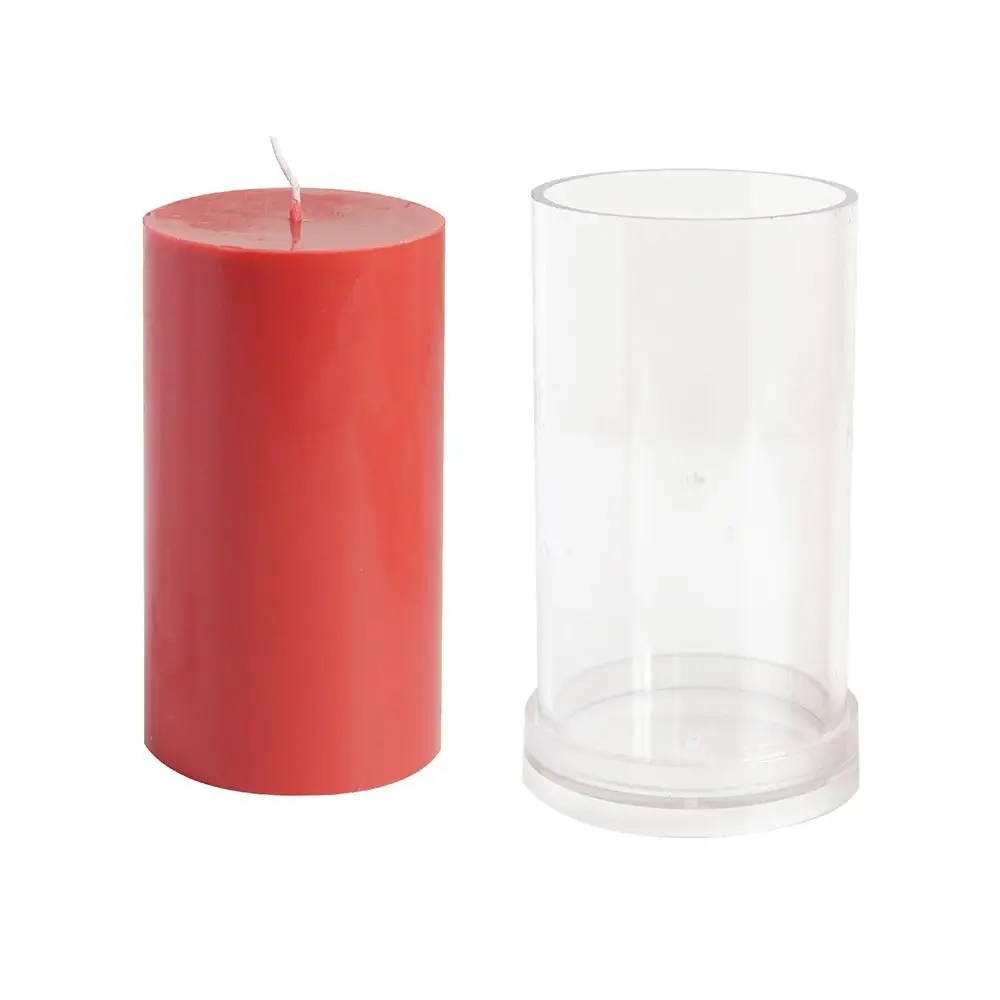 WANDIC Moldes para velas, 1 molde de vela con cúpula superior y 1  calcomanía, herramienta de fabricación de velas de plástico para hacer  velas DIY