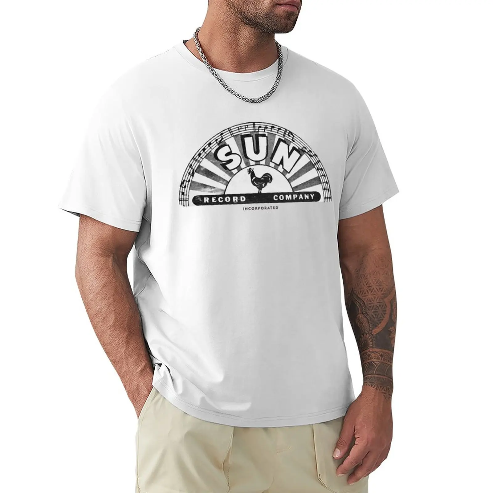 

sun records logo T-Shirt sweat plus sizes mens funny t shirts