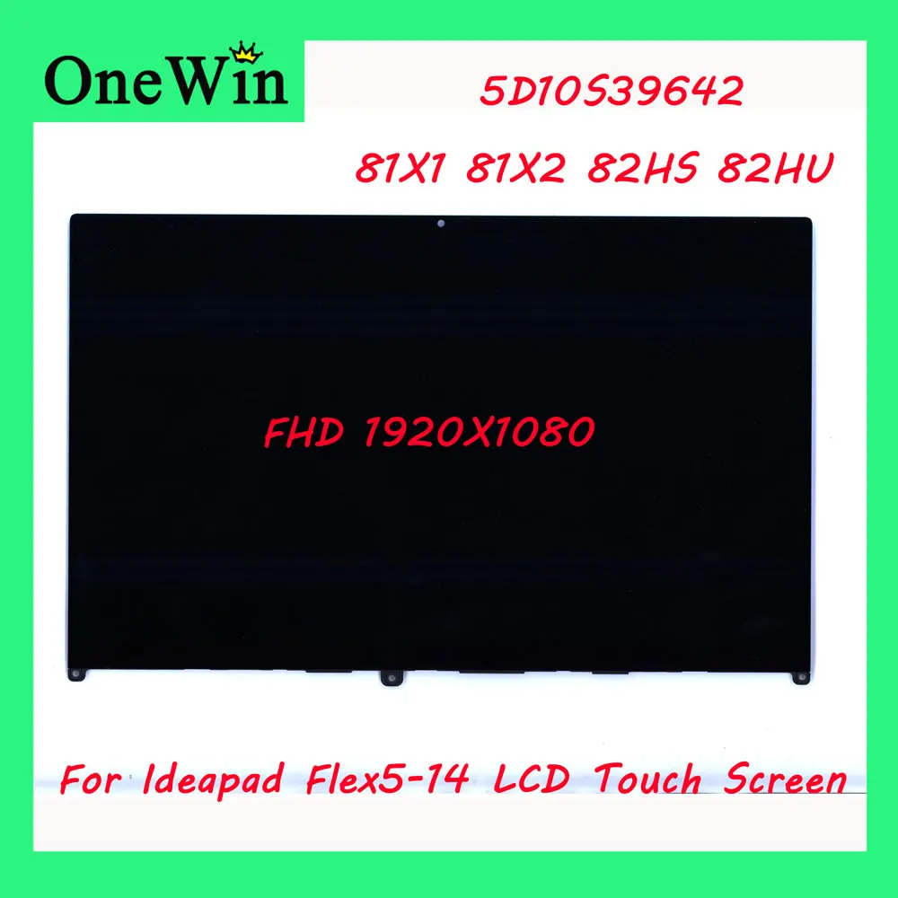 Per Ideapad Flex5-14Alc05 Flex 5-14Are05 Flex 5-14Iil05 Flex 5-14Itl05 Fhd Lcd Touch Screen 5D10S39642 81 X1 81 X2 82Hs 82Hu