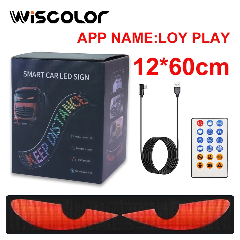 LED Matrix Pixel Panel,USB 5V Programmable Bluetooth App Control LED Panel Flexible Display Light Text Animation Display 3