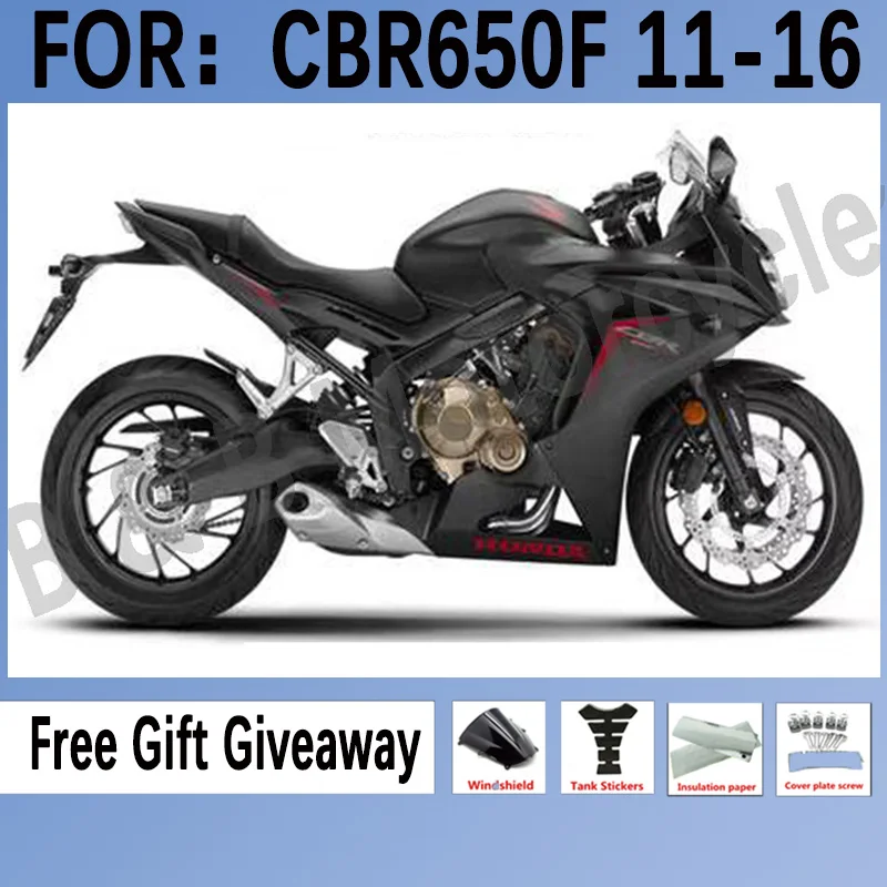 

New ABS Motorcycle Injection Full Fairings Kit Fit for Honda CBR650F 11 12 13 14 15 16 Bodywork Fairings Set Black