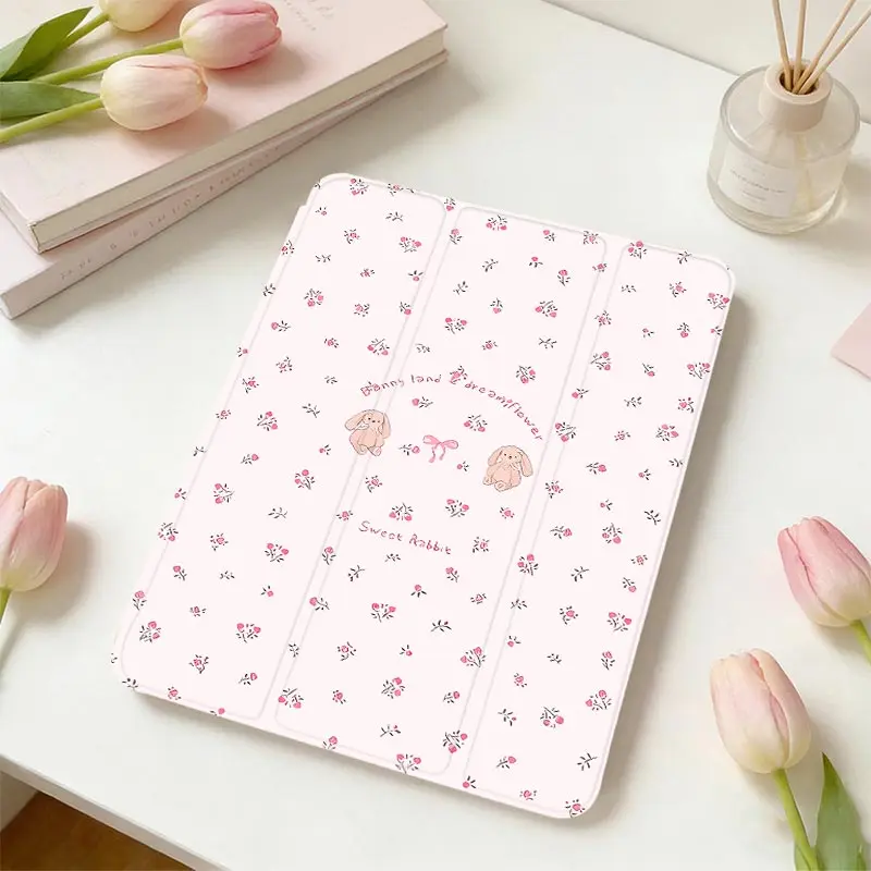 Durable TPU Bumper Tri‑Fold Protective Tablet Case