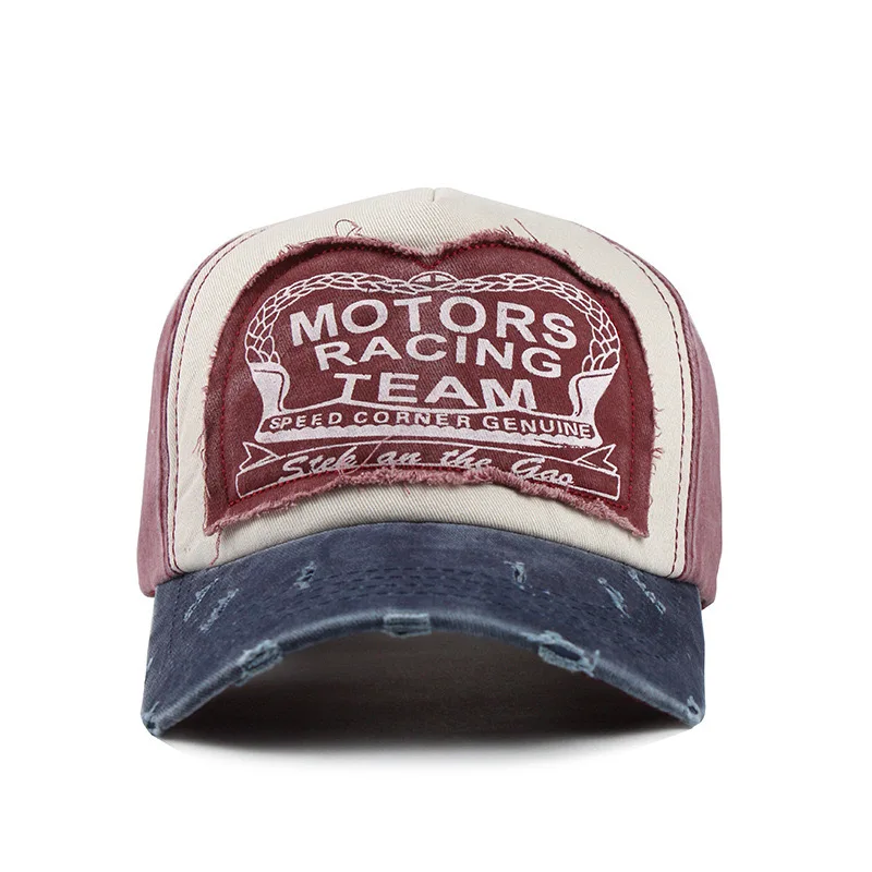 Unisex Washed Cotton Cap Letter Embroidery Baseball Cap For Men Women Streetwear Dad Hats