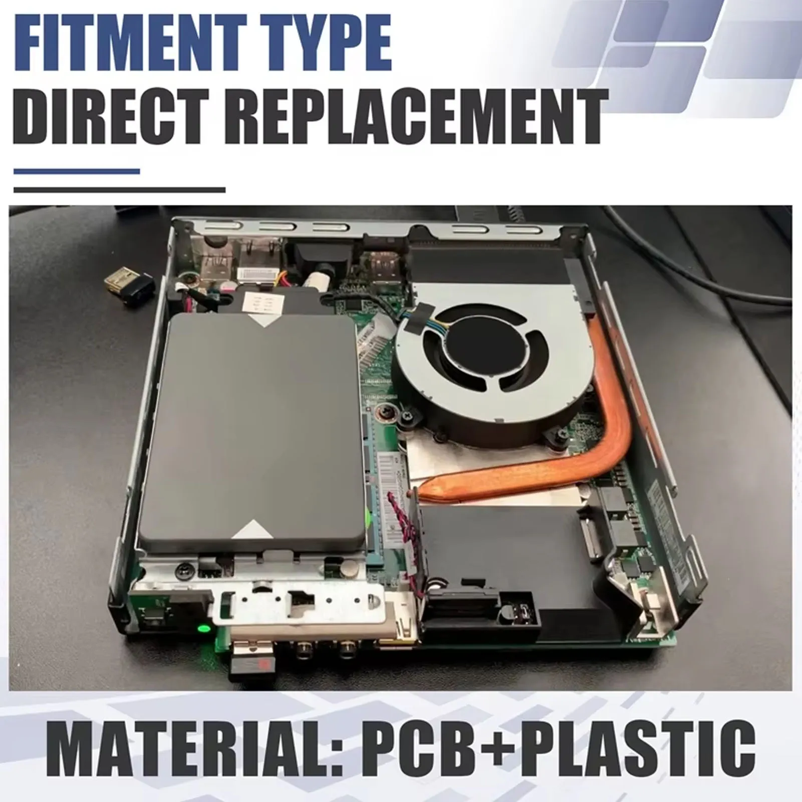 Adaptateur Carte Graphique PCI-E 16x – Pour ThinkCentre Tiny M720Q/M910X – 4 Ports NIC, Compatible P1000/P620 - 12