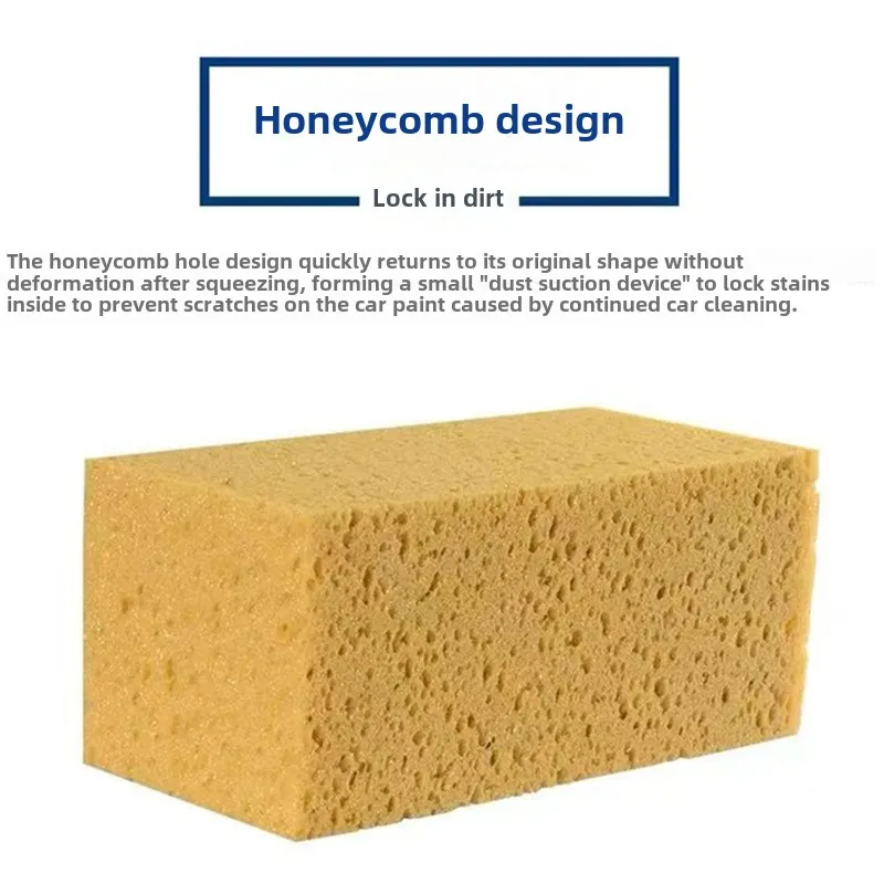 Car Wash Sponge Honeycomb Large Car Washing Wax Sponges Block Auto Detailing Brush Foam Cleaning Tools Car Care Wash Accessories 6