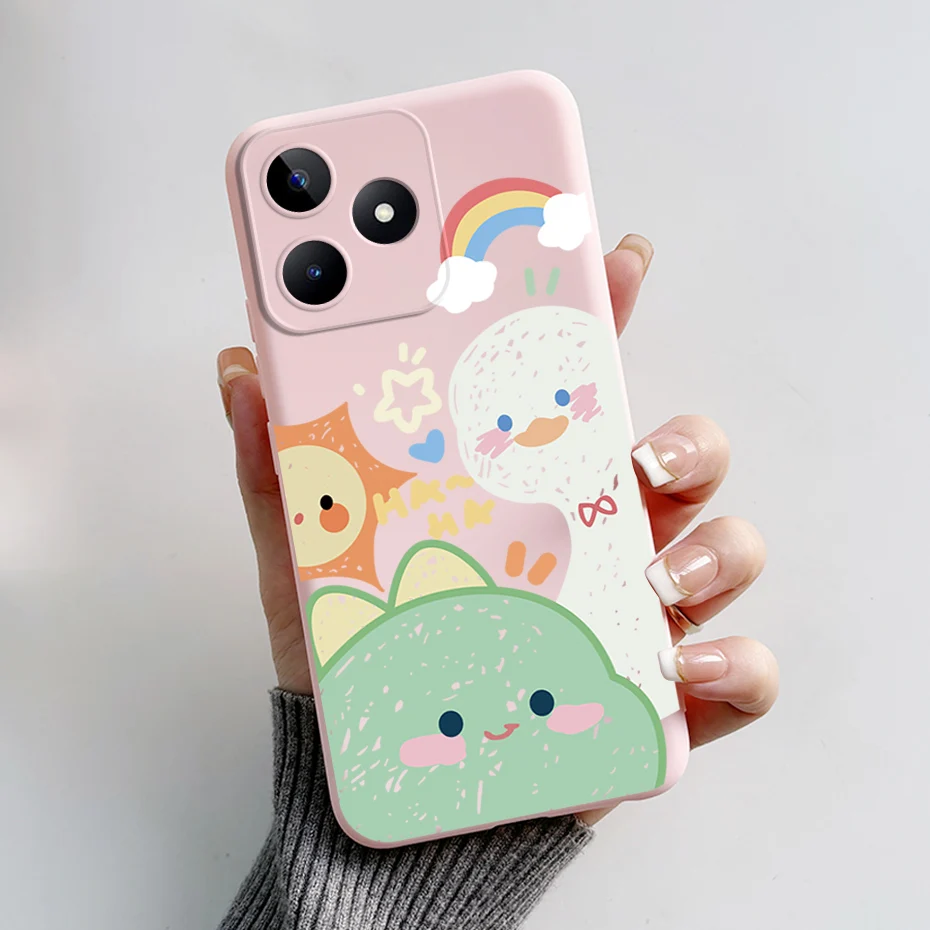 Cute Bear & Frog Silicone Soft Back Cover - Fun Cartoon Case