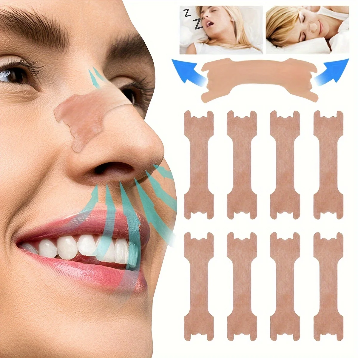 Ultimate Nasal Strips - 50 Count Snore Reduction Aids