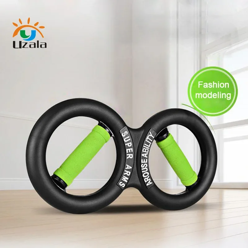 8 Shape Fitness Grip Strength Device Character Arm Power Wristt Muscle Strength Ring,Arouse Arms Fitness Training Equipment