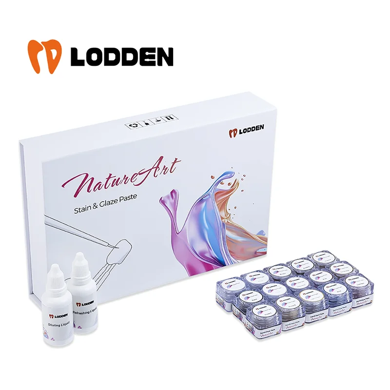 LODDEN Zahnporzellan-Flecken- und Glasurpaste, 4 g, für Zirkonoxid-Lithium-Disilikatglas, Keramik, niedrige Temperatur-Glasur – Detail 7