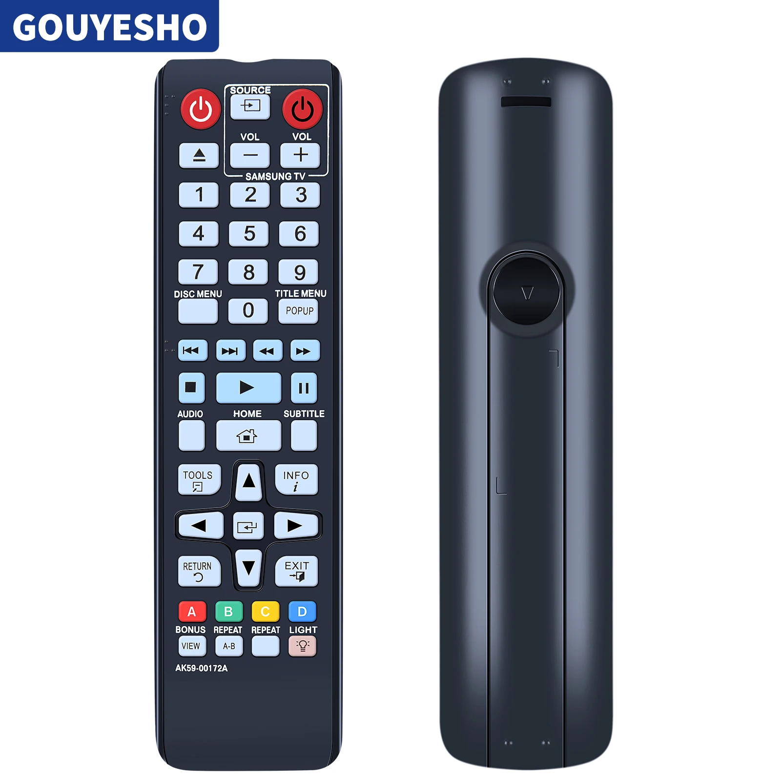Nuovo Telecomando Ak59-00172A Per Samsung Bd-F5700 Bdhm57Cza Bd-H6500 Bd-H6500/Za Bd Lettore Dvd Con Disco Blu-Ray