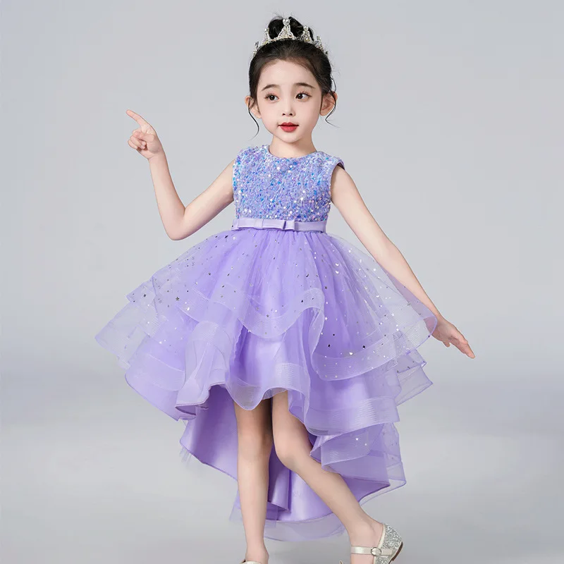 Junona ドレス　9-10y 140 Junona - Girls White Floral Tulle Dress | Childrensalon Outlet