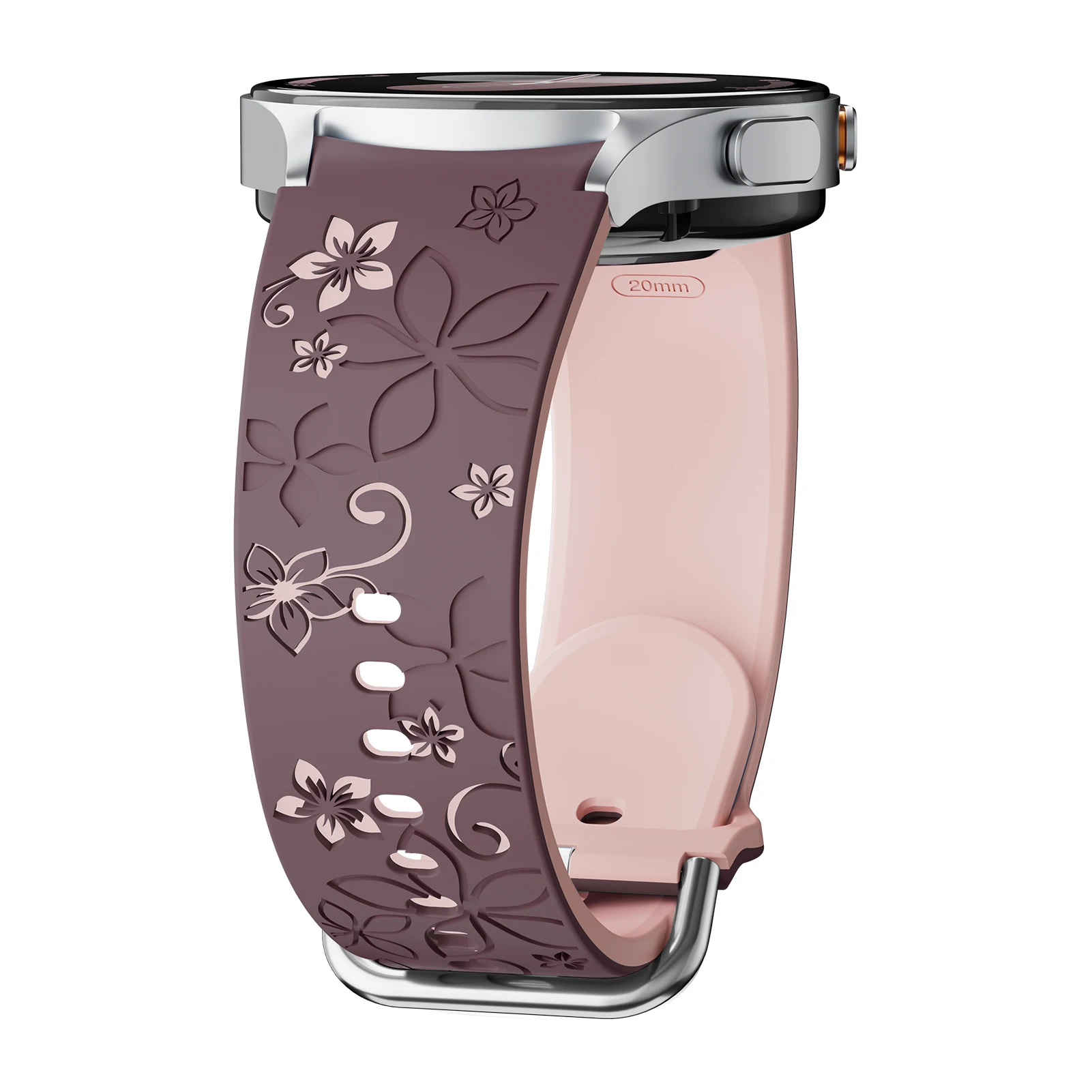 Engraved Silicone Sport Bracelet - No Gaps Band