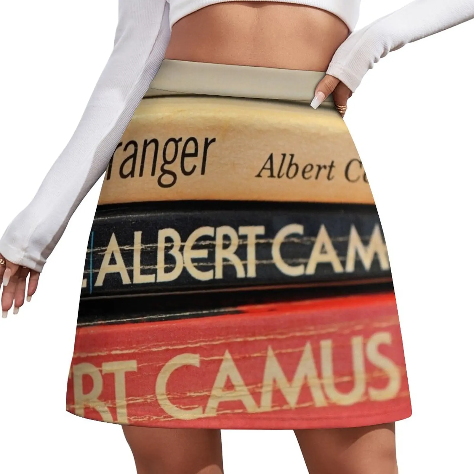 pages The Pages of Camus Mini Skirt Women skirt korean skirt korean style clothing japanese style