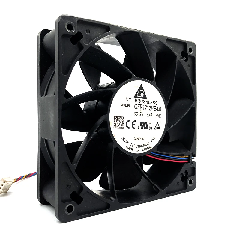 QFR1212HE-00 120*120*38mm DC12V 6.4A,Powerful High Speed CFM Air Flow ...