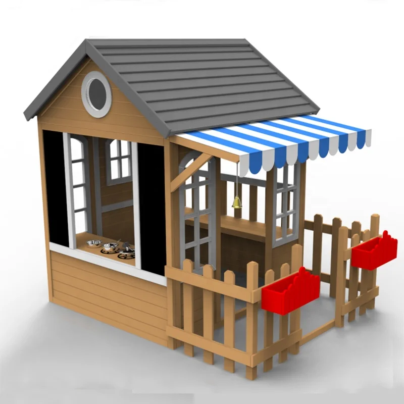 รูปสินค้า ชุดบ้านไม้ของเล่น DIY สำหรับเด็ก สร้างสรรค์ได้เอง