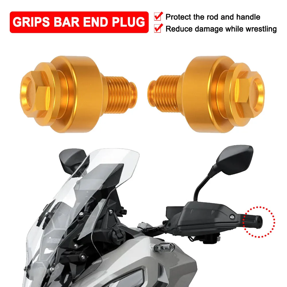 Motorcycle Handlebar Plug For Honda XADV750 2021-2023 Handle Grips Bar End Cap For CRF1000L CRF1100L Africa Twin For Adv Sports