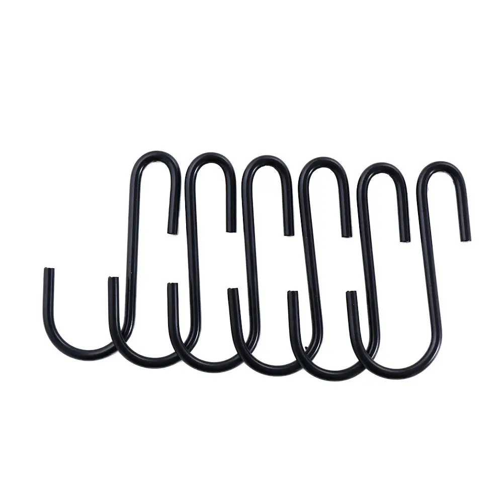 

Metal Iron S Type Pots Clothes Hanger S Shaped Bathroom Supplies Hooks Storage Holder Kitchen Organizer
