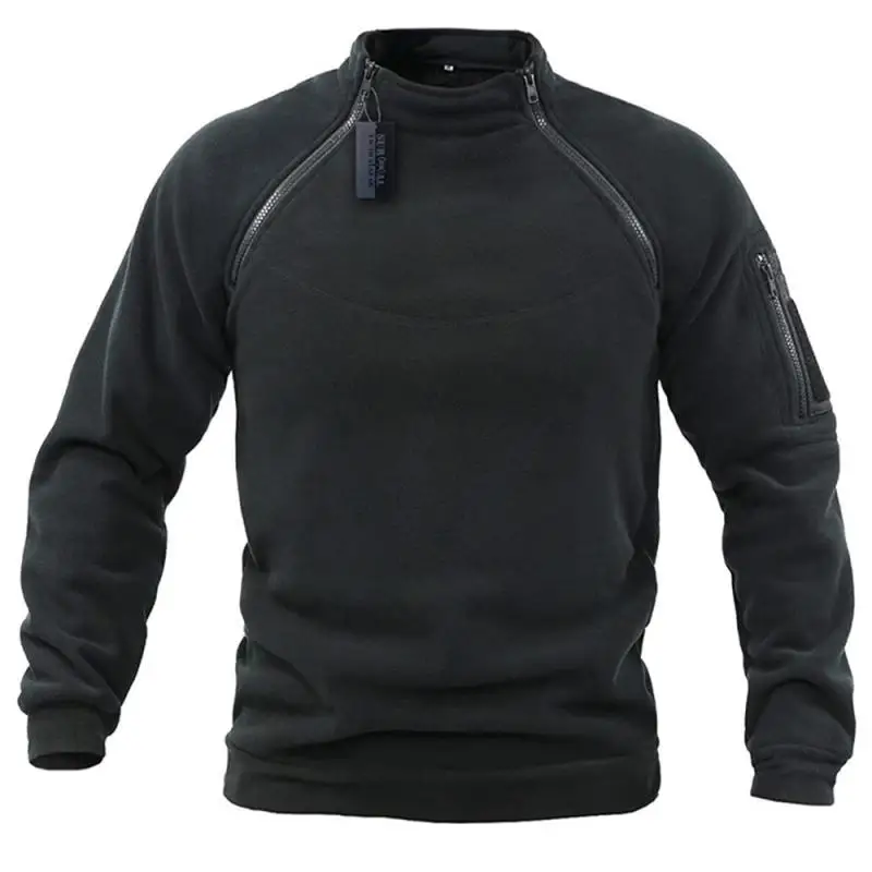 Men's Tactical Winter Polar Jacket Hunting Clothes Warm Fleece Pullover Shirt Men's Windproof Jacket Warm Mountaineering Sweater