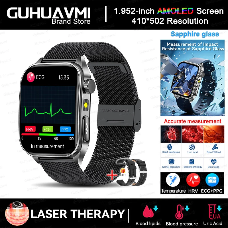 2025 AI-GPT Diagosis ECG Health Smart Watch Men Blood Pressure thumbnail 3