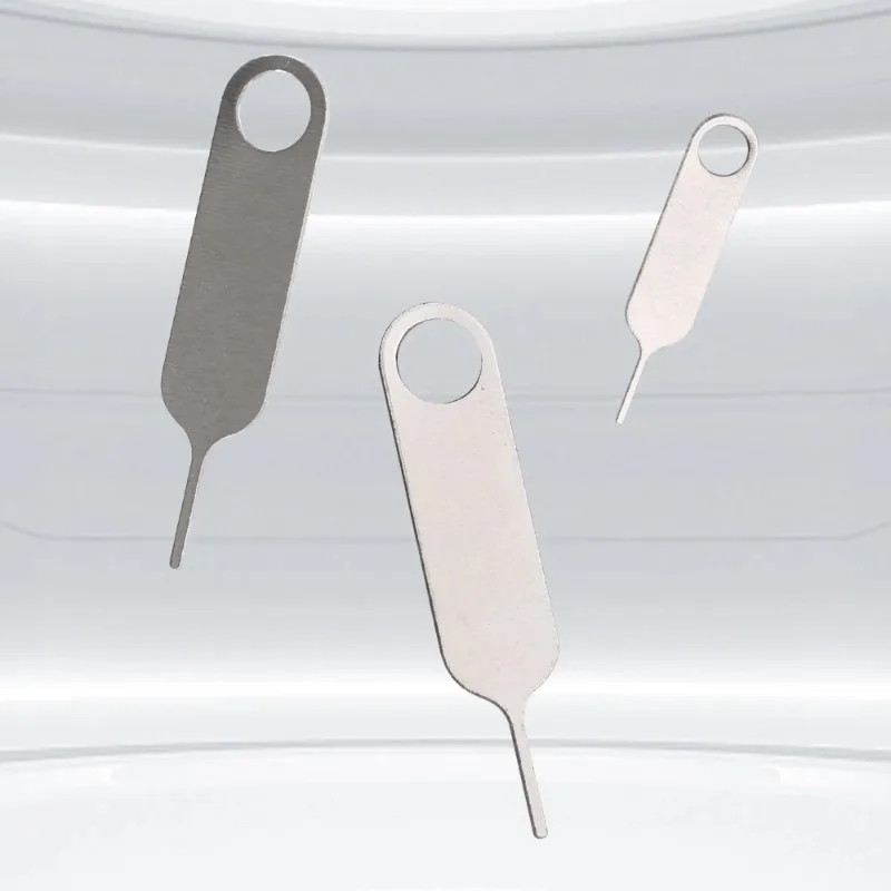 Sim Card Tray Ejector Eject Pins Key Removal Tool for IPhone IPad Samsung Huawei Xiaomi Tablet Universal Metal Removal Needle