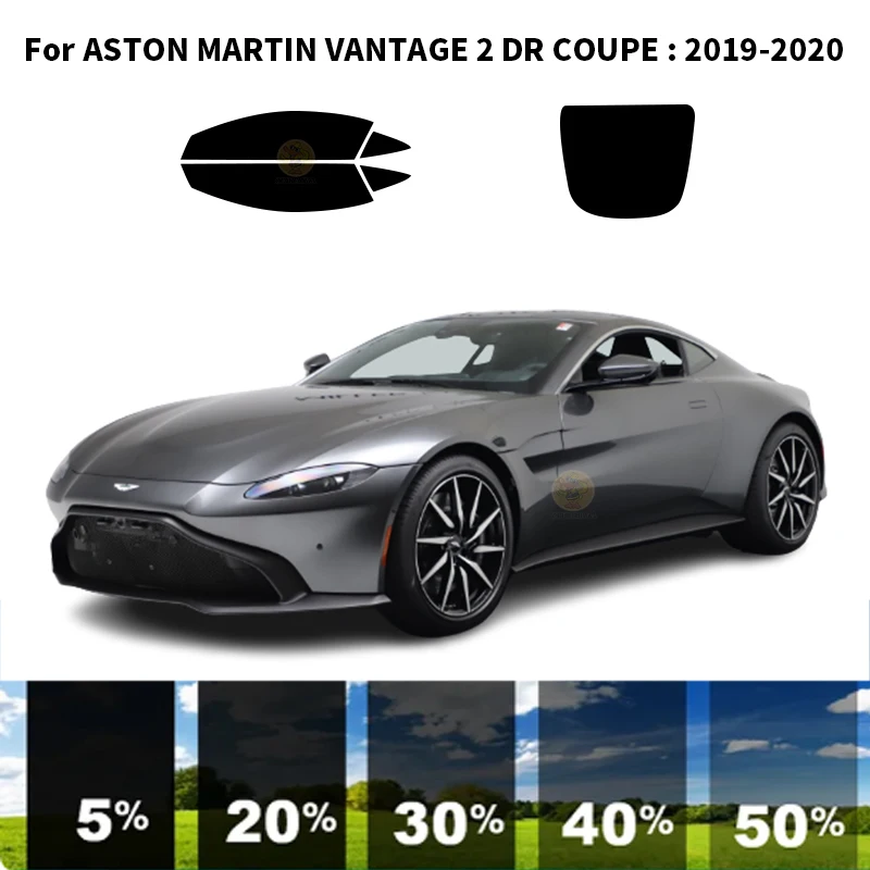 

Precut nanoceramics car UV Window Tint Kit Automotive Window Film For ASTON MARTIN VANTAGE 2 DR COUPE 2019-2020