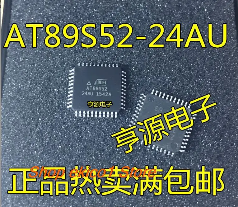 

5 шт., оригинальные стандартные фонарики AT89S52, фонарики-16U-TW 8253-24AU QFP44