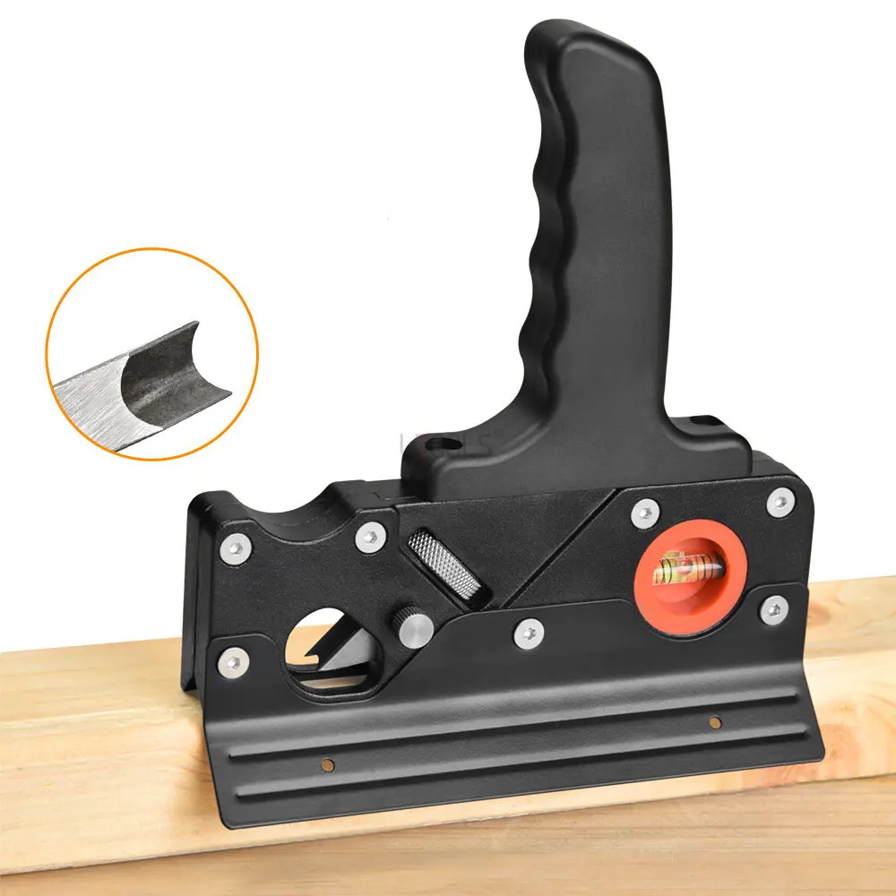 Chamfer Plane with Backer  Efficient Edge Planer & Corner Trimmer - Carpenter's DIY Tool for Quick Radian Planing