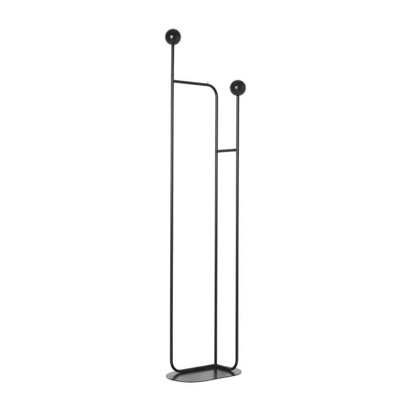 Minimalist Iron Hat Hanger Creative Floor to Floor Bedroom Hanger Light Luxury Metal Decoration Storage Rack Display Rack