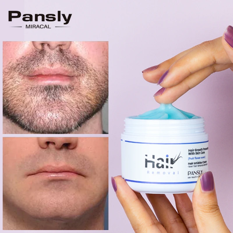 

Permanant Hair Growth Inhibitor Cream Beard Bikini Intimate Legs Body Armpit Stops Hair Growth Shrinks Pores and Smooths Skin