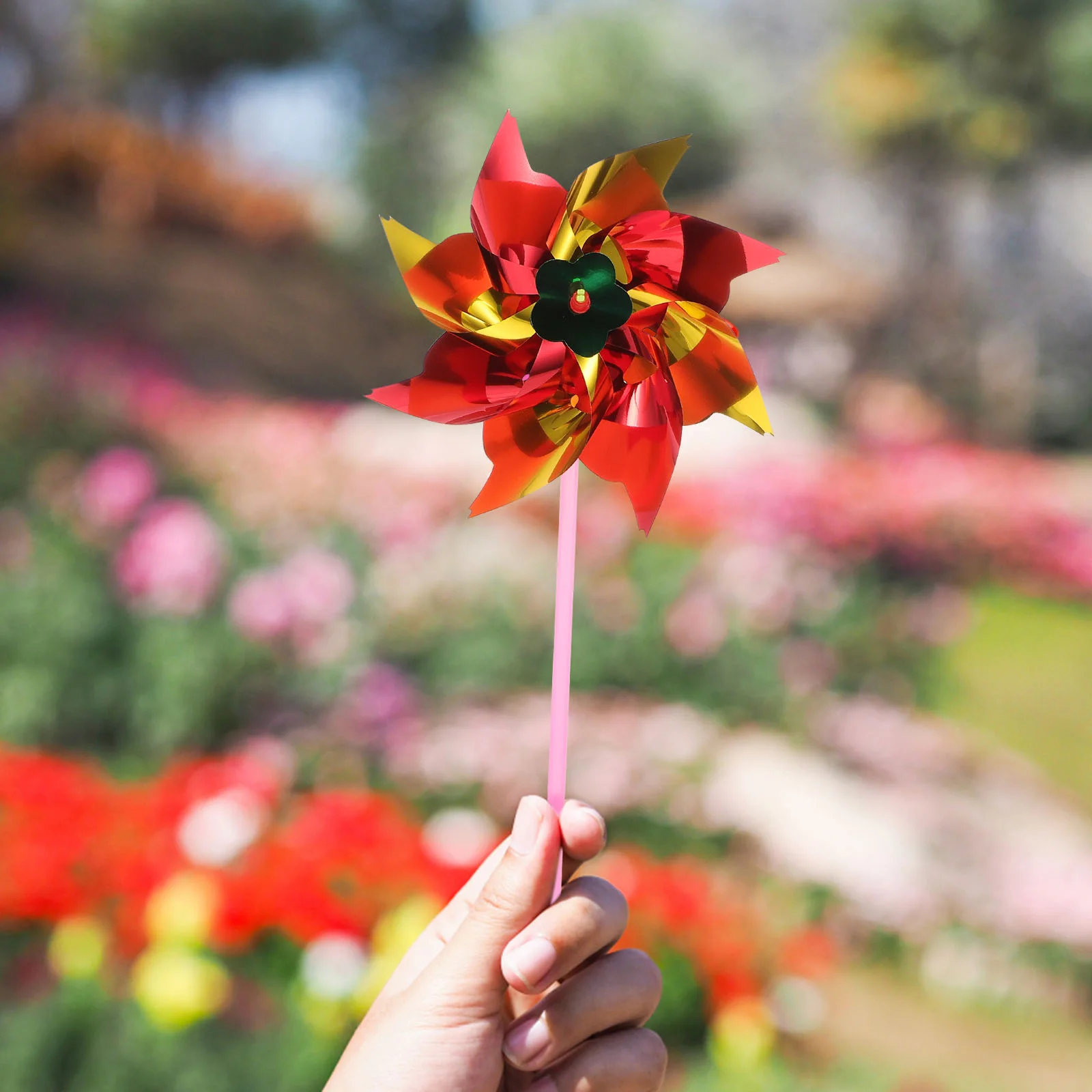 Kids Windmill Toys Outdoor Playsets Party Octagonal Pinwheels Windmill Playthings Kids Children Wind Toy