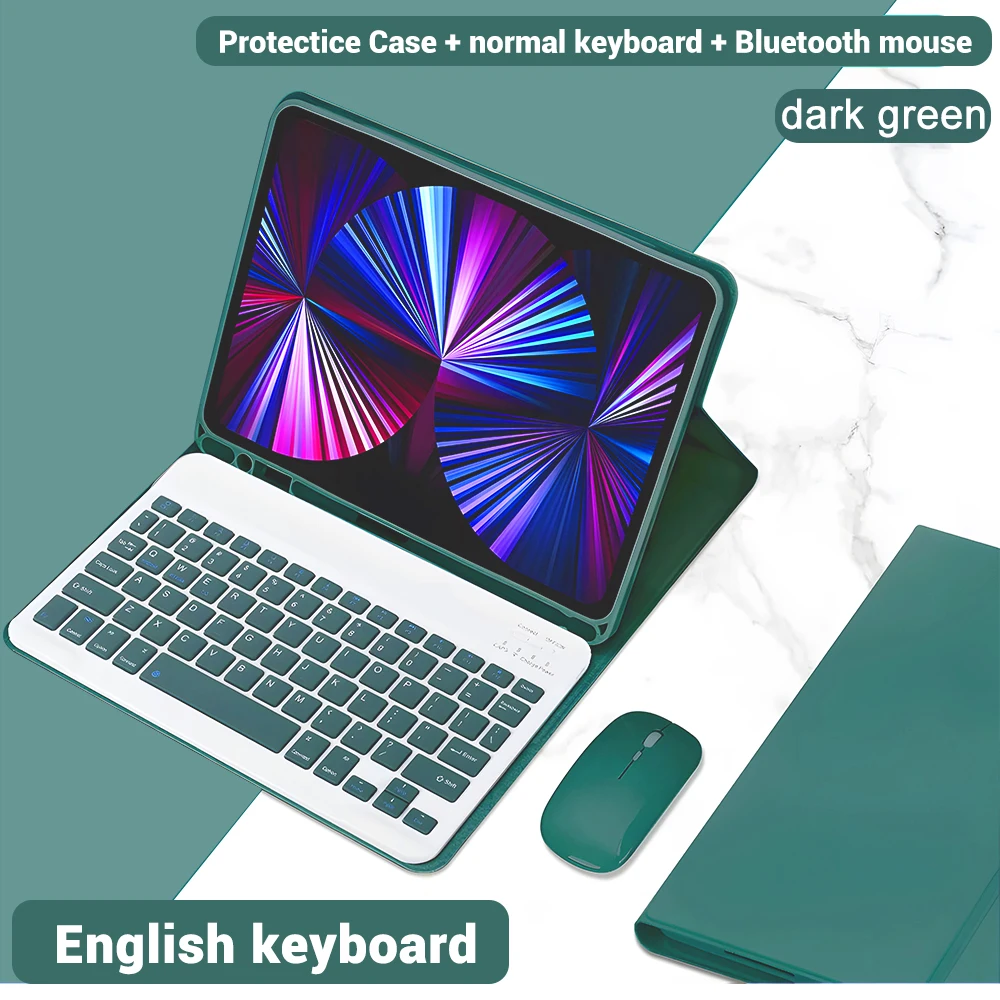 Illuminated Tablet Keyboard Case with Magnetic Attachment