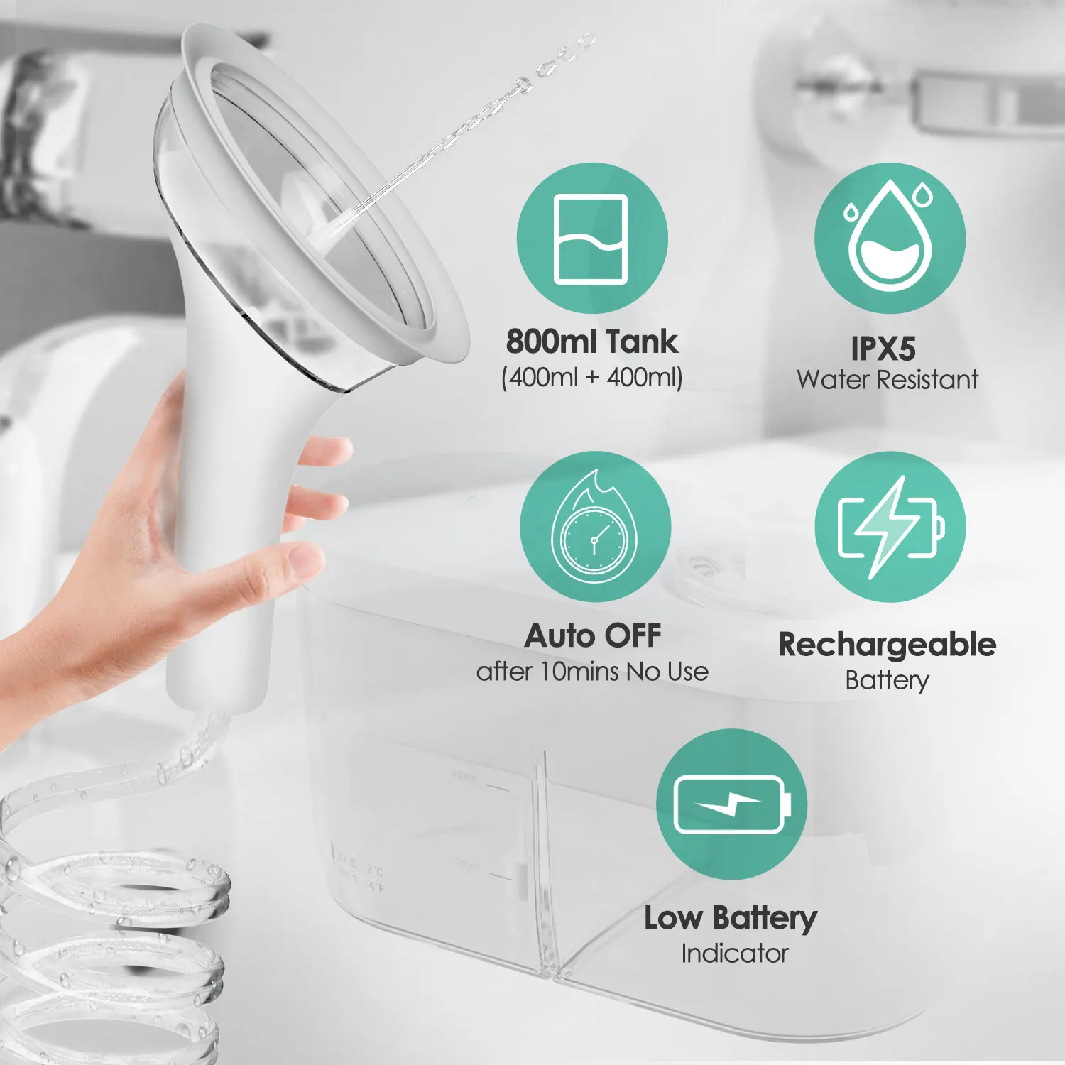 Electric Ear Water Cleaner Earwax Ear Wax Removal Irrigation Ear Washer Cleaning Ear Cleaner Kit for Adults Kids Health Care