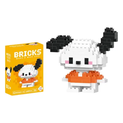 99 style SANRIO Hello Kitty Building Blocks Cartoon Figures Kuromi Bricks My Melody Children's Assembly Toys Cinnamoroll Gift - Image 55