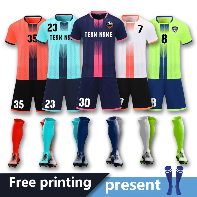 

Football suit men's competition training team uniform custom ball suit children's adult sports suit jersey football suit men.