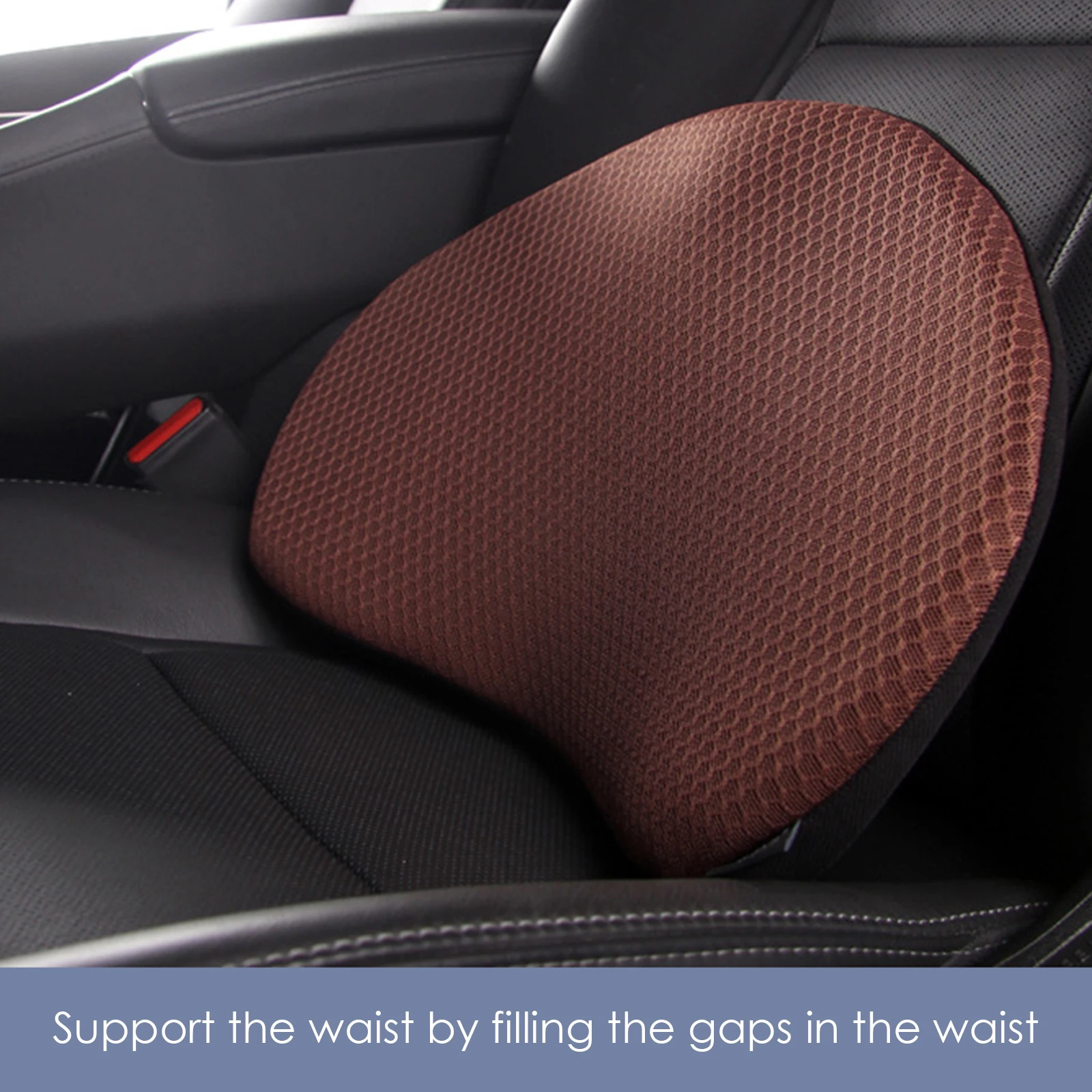 

Car Seat Cushion Driver Seat Memory Foam Cushion Cushion Pillow Cushion Protection Waist Breathable Increase Hip